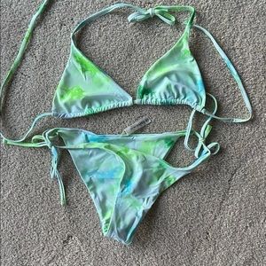 Tie-dye bikini